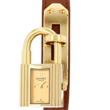 Montre Hermès Montre Kelly en plaqué or Vers 1990