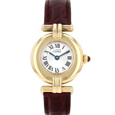 Montre Cartier Colisee en vermeil Vers 1990, série limitée