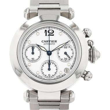 Cartier Pasha Chrono  in stainless steel Ref: Cartier - 2412  Circa 2000