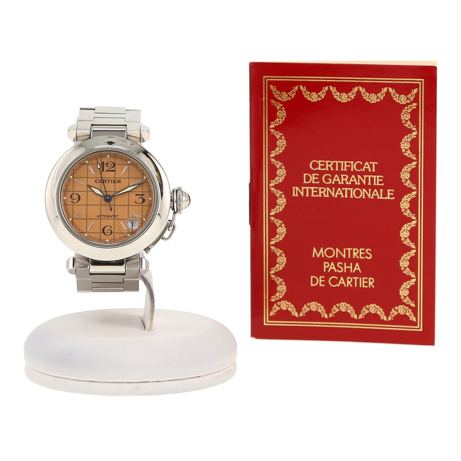 Montre Cartier Pasha en acier Ref: Cartier - 2324  Vers 1997