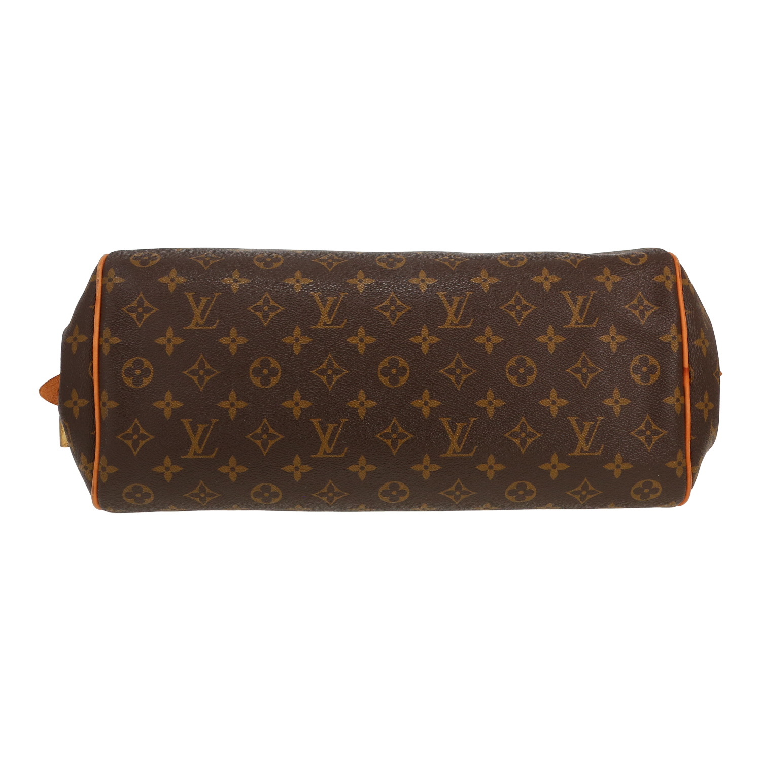 Louis Vuitton  Montorgueil handbag  in brown monogram canvas  and natural leather - Detail D1