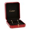 Paire de boucles d'oreilles Cartier Panthère en or jaune, diamants et laque noir - Detail D2 thumbnail