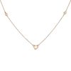 Tiffany 
Co Open Heart Diamonds by the Yard necklace in pink gold and diamonds - 00pp thumbnail