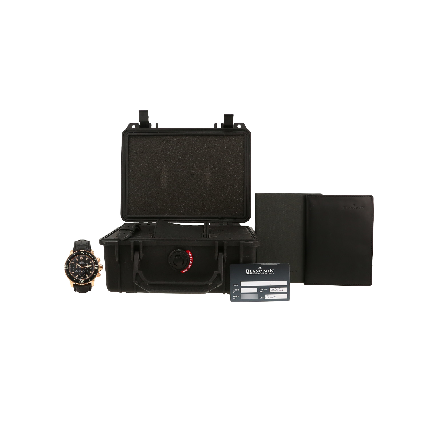 Reloj Blancpain Fifty Fathoms Flyback Chronograph de oro rosa Ref: Blancpain - 5085F  Circa 2011 - Detail D2