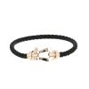 Bracelet Fred Force 10 grand modèle en or rose, diamants et nylon - 360 thumbnail
