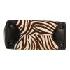 Dior  Lady Dior handbag  in brown and white foal  and black leather - Detail D1 thumbnail