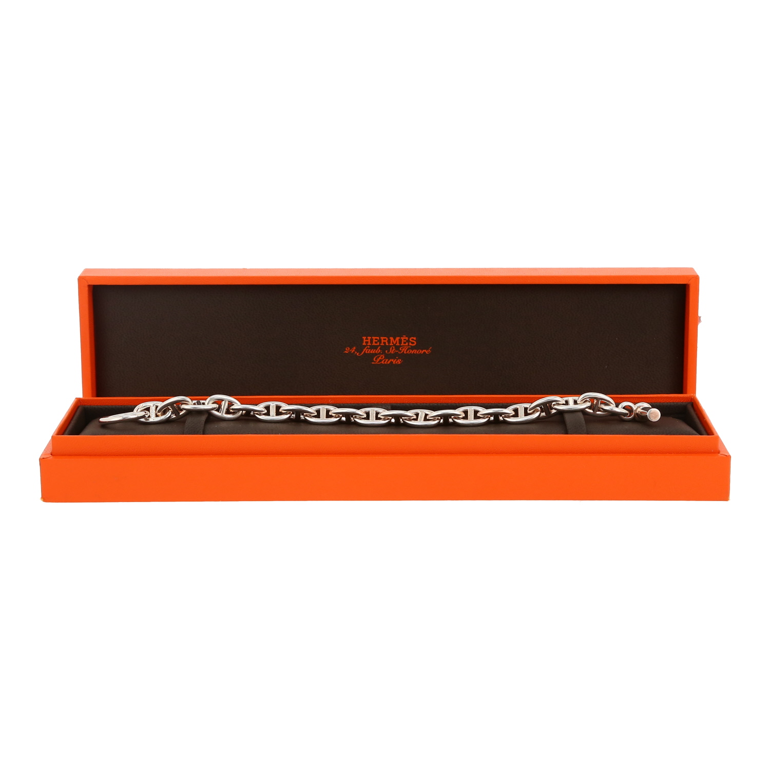 Hermès Chaîne d'Ancre small model bracelet in silver