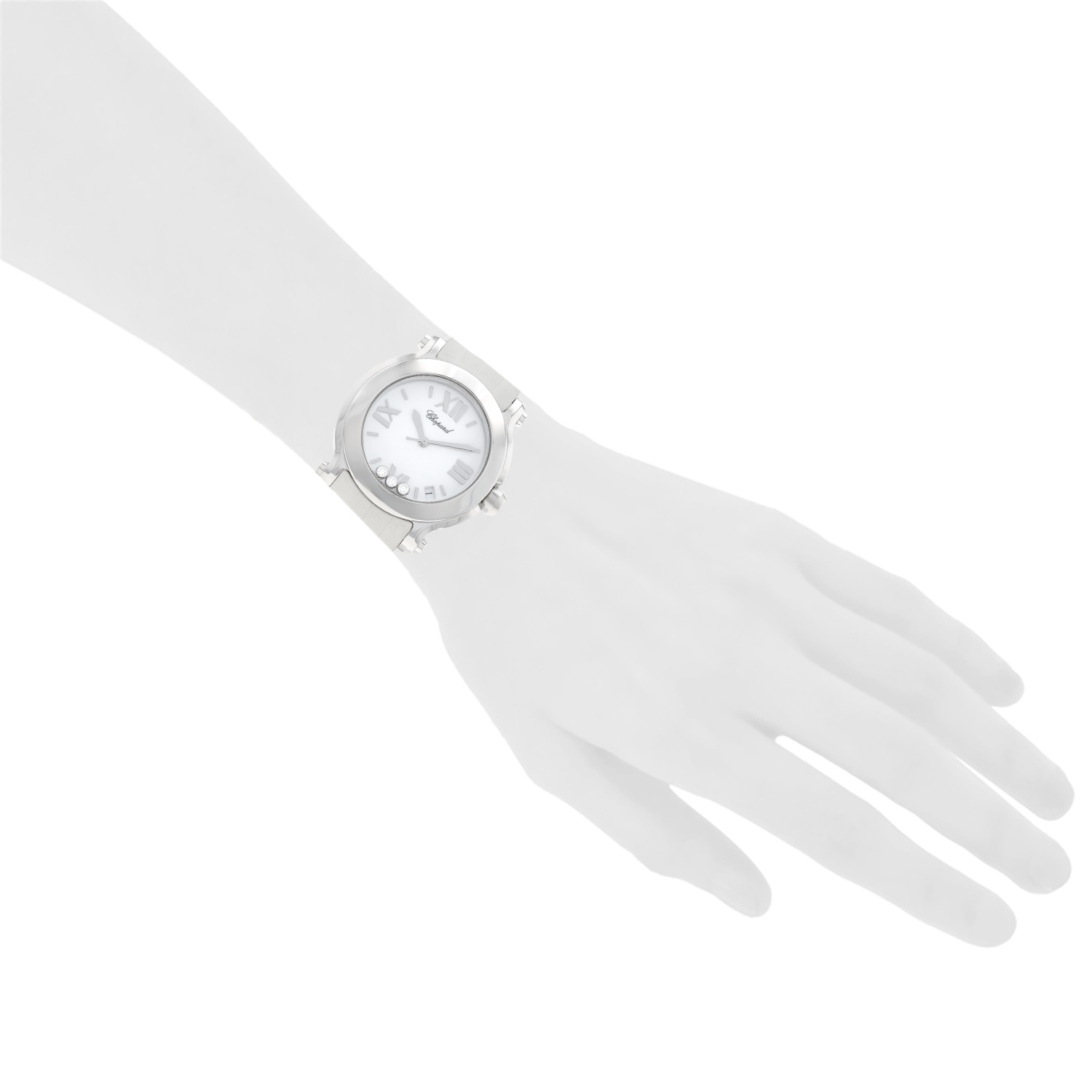 Montre Chopard Happy Sport en acier Ref: Chopard - 8475  Vers 2010 - Detail D1