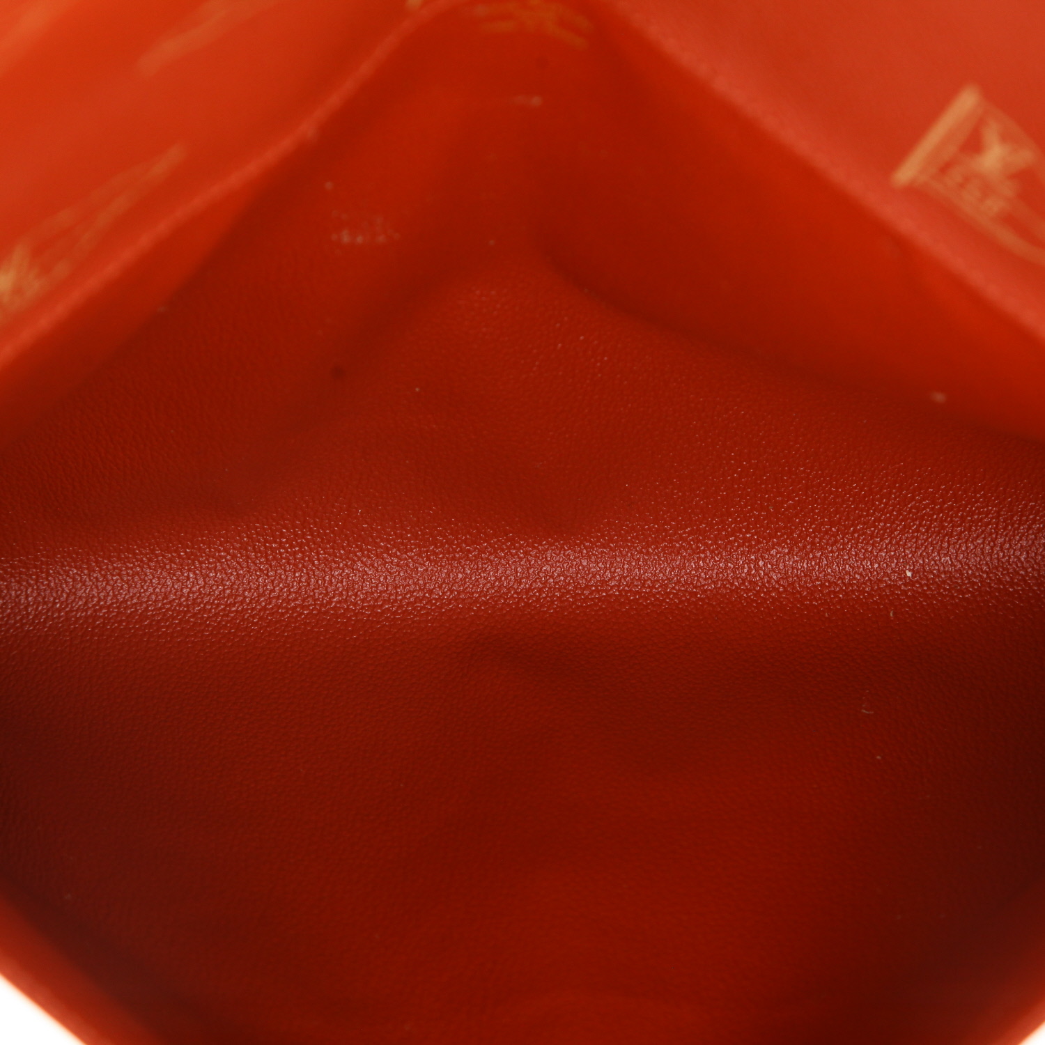 Louis Vuitton  America's Cup pouch  in red monogram canvas  and natural leather - Detail D3