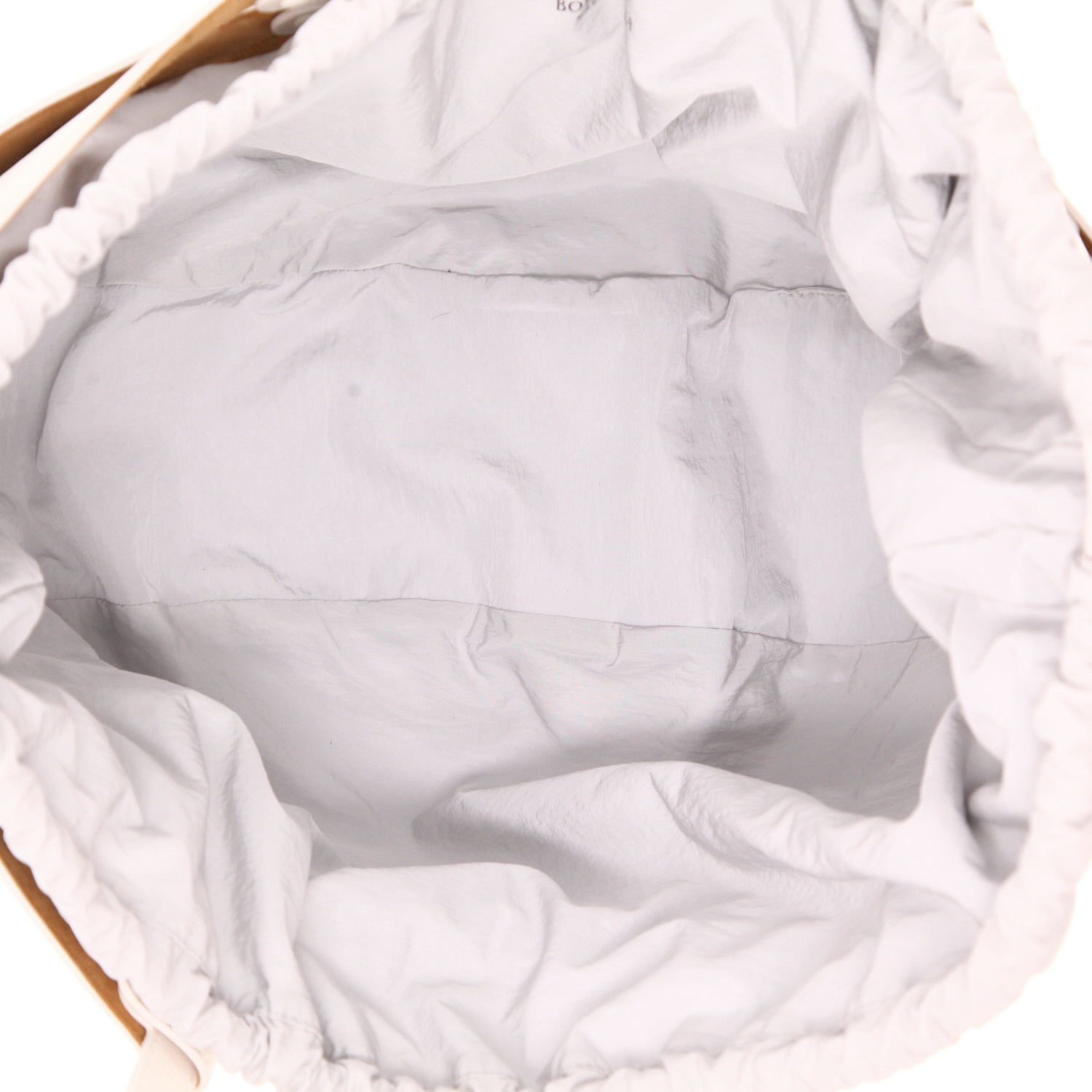 Sac cabas Bottega Veneta  The Shell en cuir blanc - Detail D3