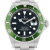 Montre Rolex Submariner Date "Kermit - Mark I - Fat Four" en acier Ref: 16610T  Vers 2004 - 00pp thumbnail