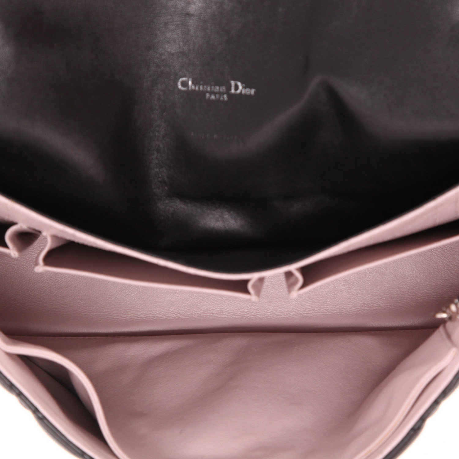 Bolso bandolera Dior  Miss Dior Promenade en cuero cannage negro - Detail D3