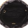 Chanel  22 mini  shoulder bag  in black leather - Detail D3 thumbnail
