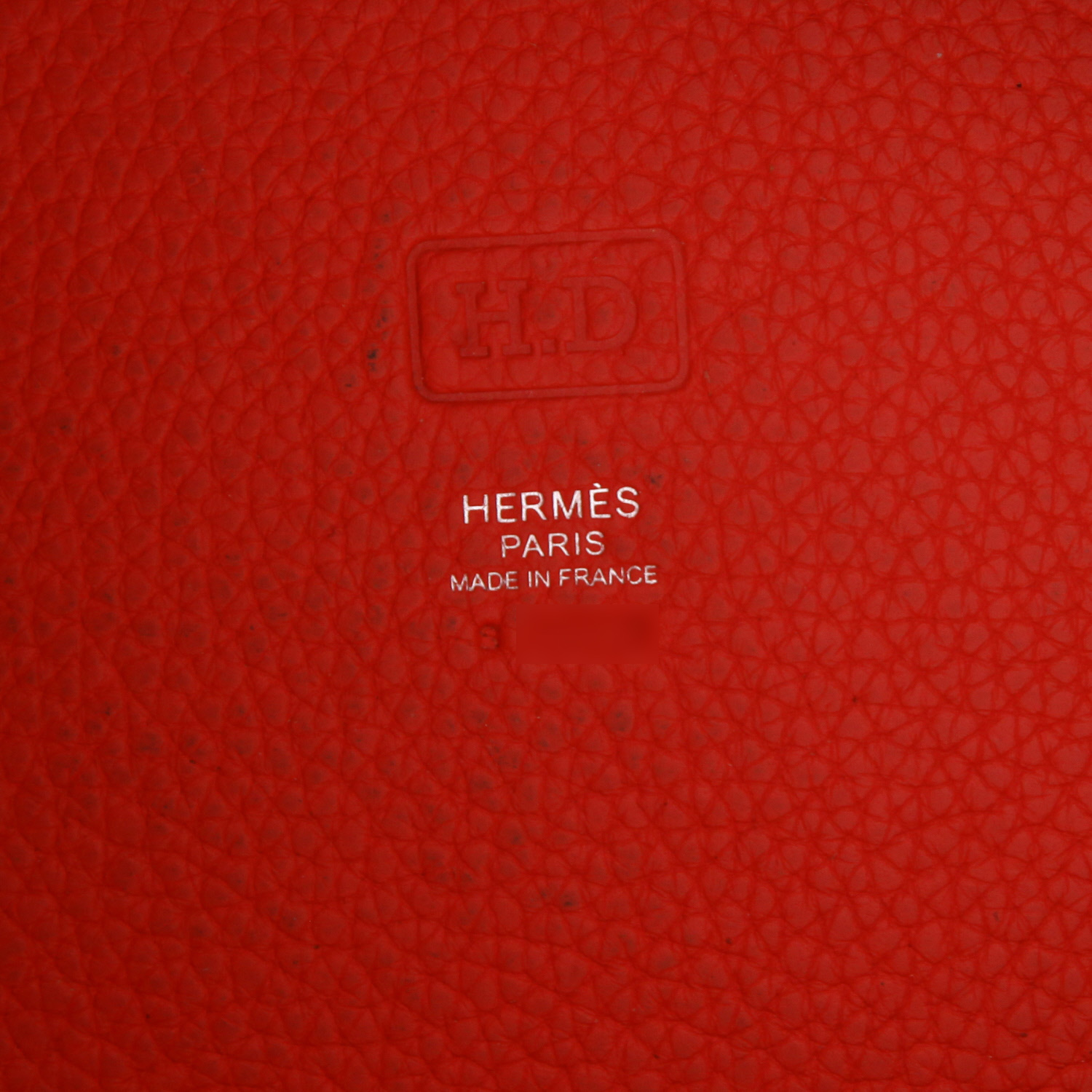 Bolso de mano Hermès Picotin 22 cm en cuero togo rosa Jaipur - Detail D2