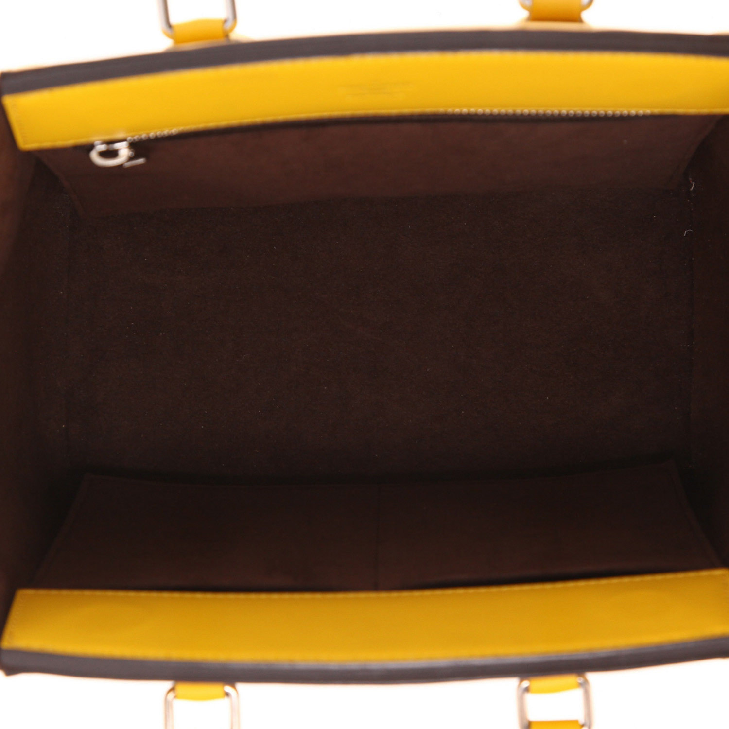 Louis Vuitton  Phenix handbag  in yellow epi leather - Detail D3