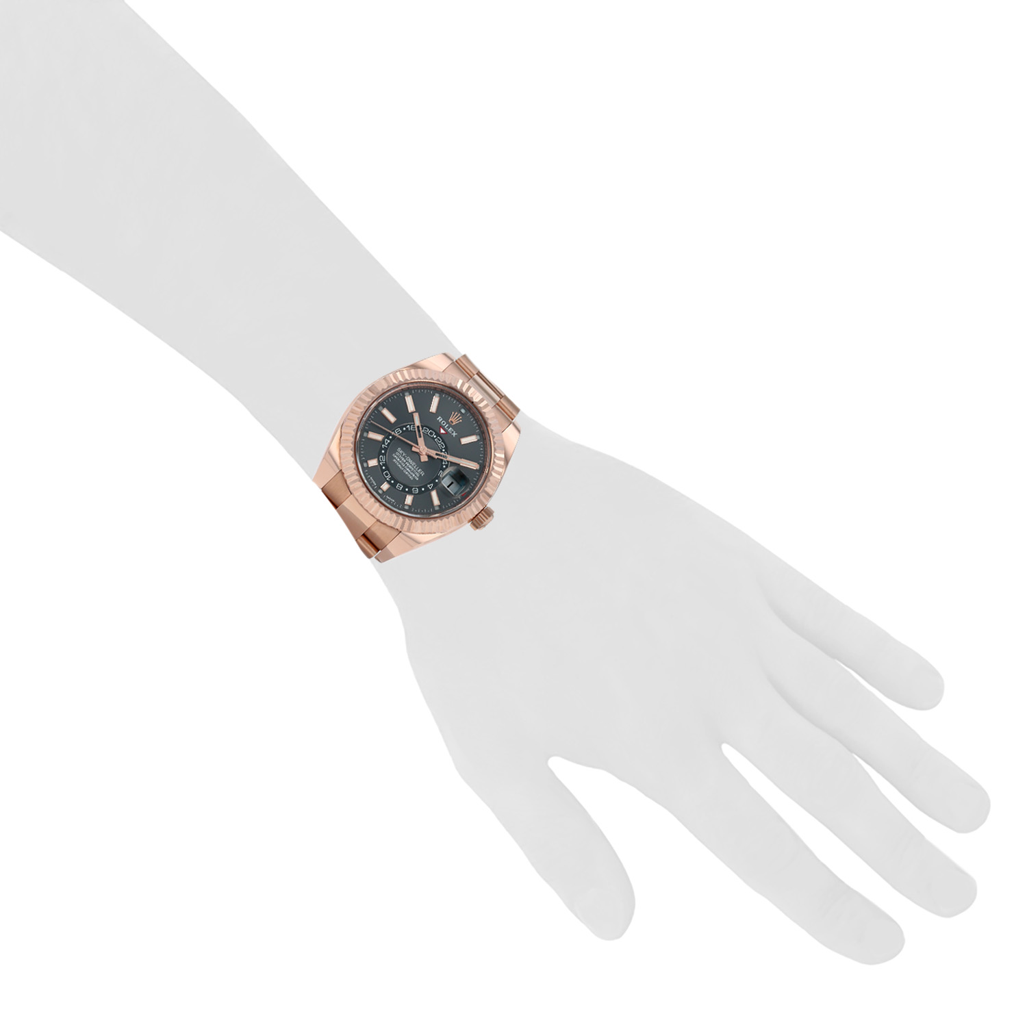 Rolex Sky Dweller  in pink gold Ref: Rolex - 326935  Circa 2020 - Detail D1