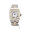 Cartier Santos  medium model  in gold and stainless steel Ref: Cartier - 2961  Circa 1990 - 360 thumbnail