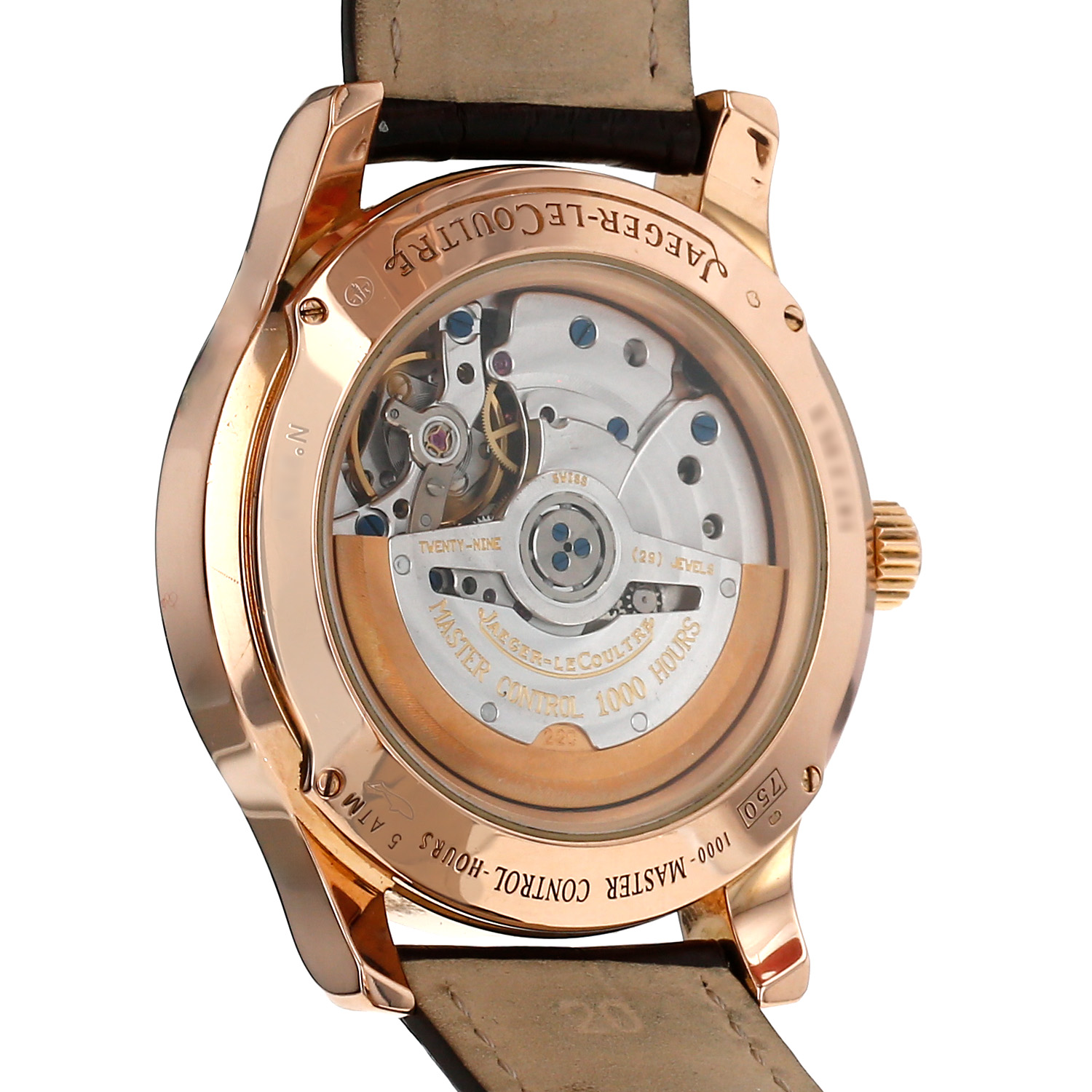 Reloj Jaeger-LeCoultre Master Hometime de oro rosa Ref: Jaeger-LeCoultre - 147.2.05.S  Circa 2010 - Detail D3