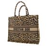 Dior  Book Tote shopping bag  in beige and black canvas - 00pp thumbnail