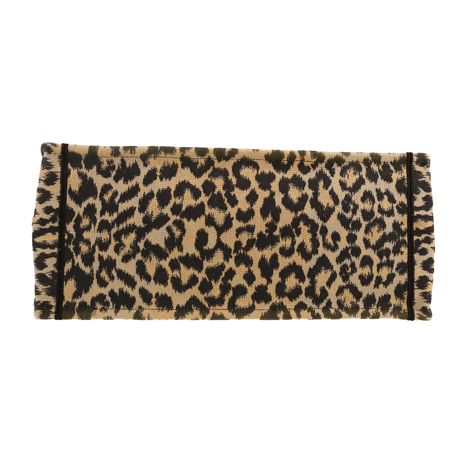 Sac cabas Dior  Book Tote en toile beige et noire - Detail D1