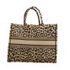 Dior  Book Tote shopping bag  in beige and black canvas - Detail D4 thumbnail