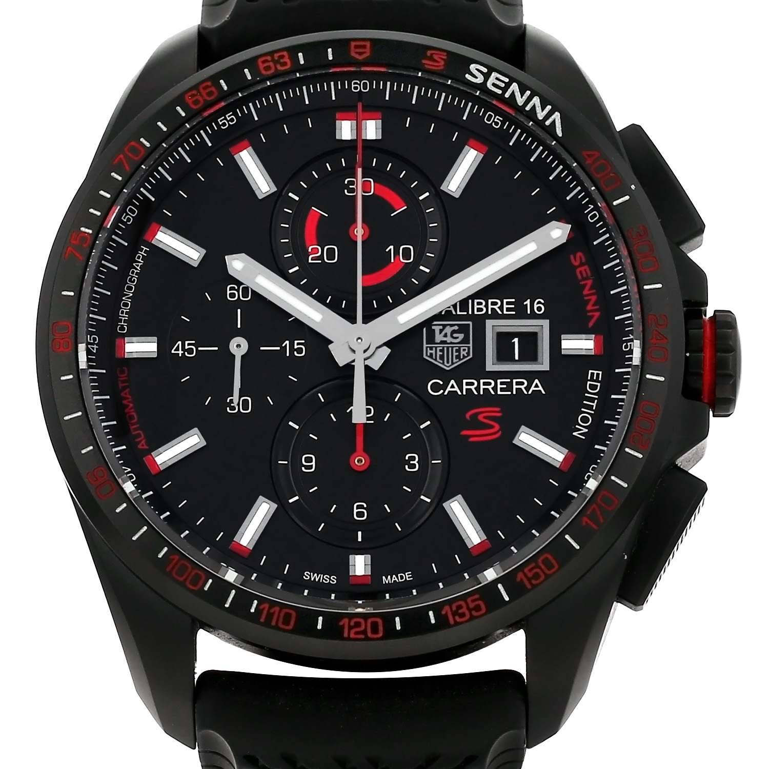 Orologio TAG Heuer Carrera in titano nero Circa 2010