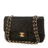 Bolso de mano Chanel  Timeless Petit en cuero acolchado negro - 00pp thumbnail