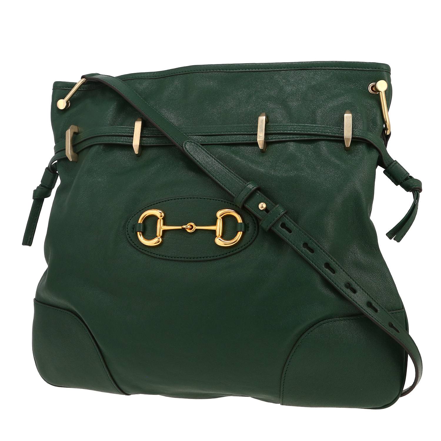 Bolso Gucci  Messenger en cuero verde
