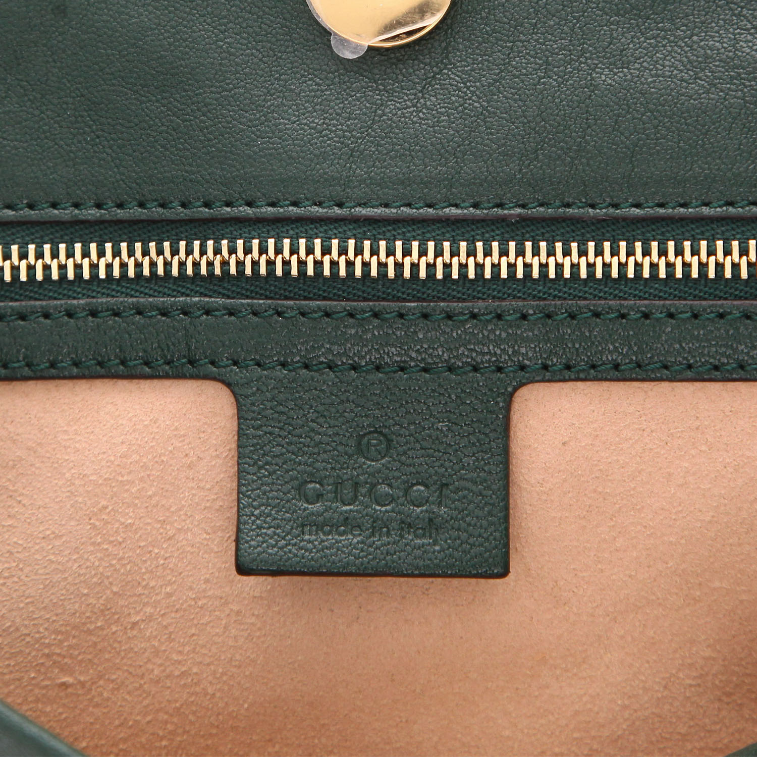 Borsa Gucci  Messenger in pelle verde - Detail D2
