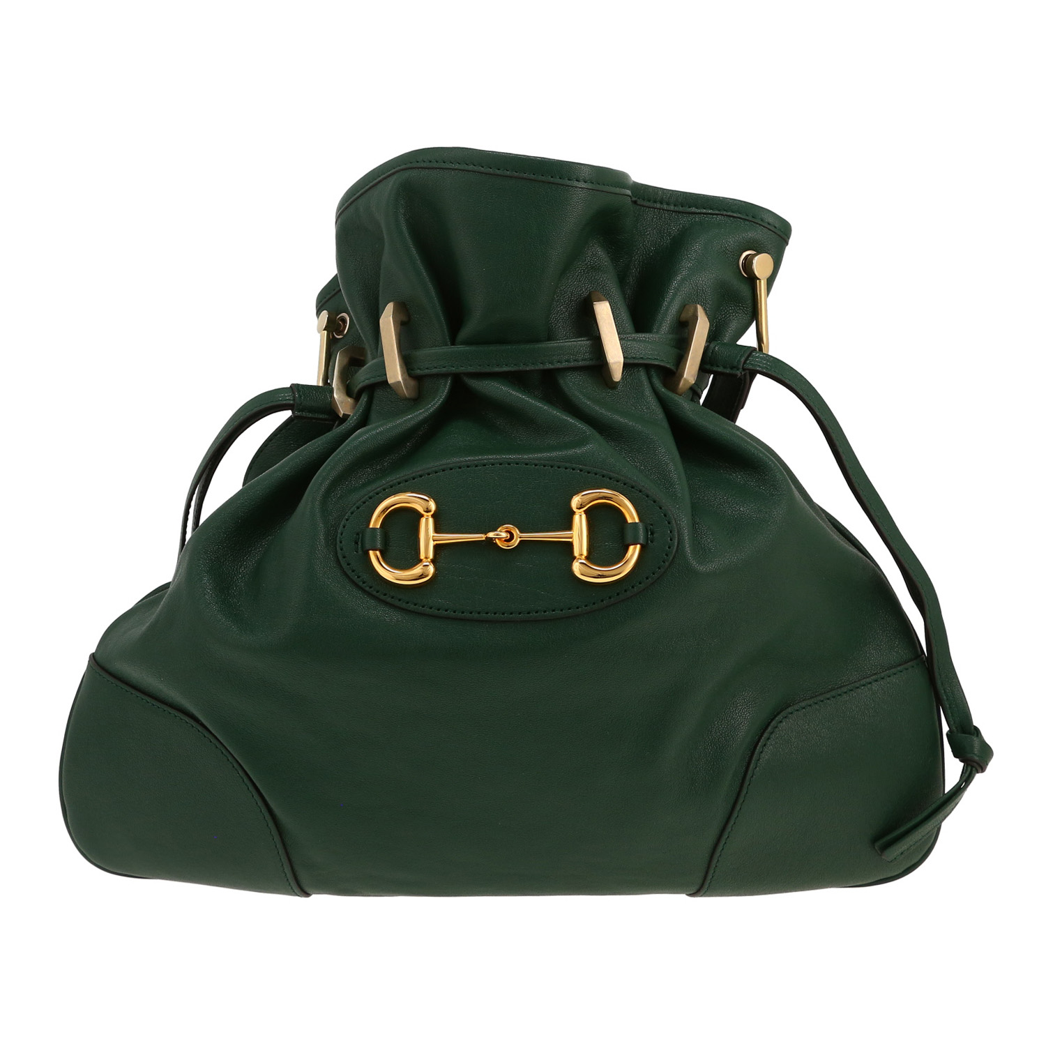 Sac Gucci  Messenger en cuir vert - Detail D4