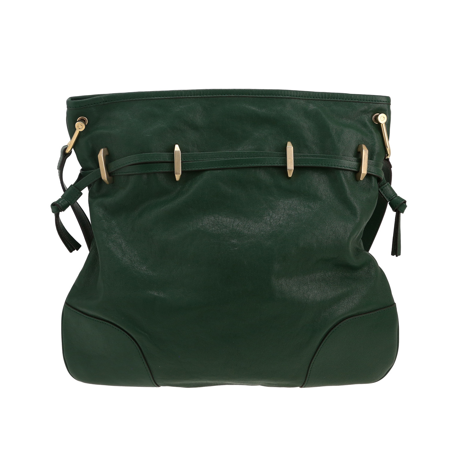 Bolso Gucci  Messenger en cuero verde - Detail D6