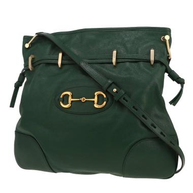 Sac Gucci  Messenger en cuir vert