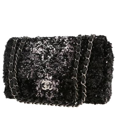 Chanel  Timeless handbag  in black leather