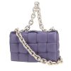 Bottega Veneta  Cassette shoulder bag  in purple intrecciato leather - 00pp thumbnail
