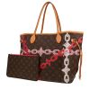 Sac cabas Louis Vuitton  Neverfull Editions Limitées moyen modèle  en toile monogram marron et cuir naturel - 00pp thumbnail