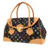 Bolso de mano Louis Vuitton  Editions Limitées en lona Monogram multicolor y negra y cuero natural - 00pp thumbnail