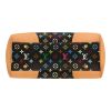 Bolso de mano Louis Vuitton  Editions Limitées en lona Monogram multicolor y negra y cuero natural - Detail D1 thumbnail