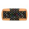 Louis Vuitton  Editions Limitées handbag  in multicolor and black monogram canvas  and natural leather - Detail D1 thumbnail