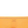 Sac bandoulière Hermès  Evelyne en cuir Ardenne gold - Detail D2 thumbnail