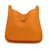 Sac bandoulière Hermès  Evelyne en cuir Ardenne gold - Detail D4 thumbnail