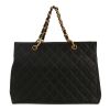 Borsa Chanel  Shopping GST in pelle martellata e trapuntata nera - Detail D6 thumbnail