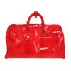 EAH0131 Sac de voyage Louis Vuitton  Keepall Editions Limitées en vinyle rouge - Detail D4 thumbnail