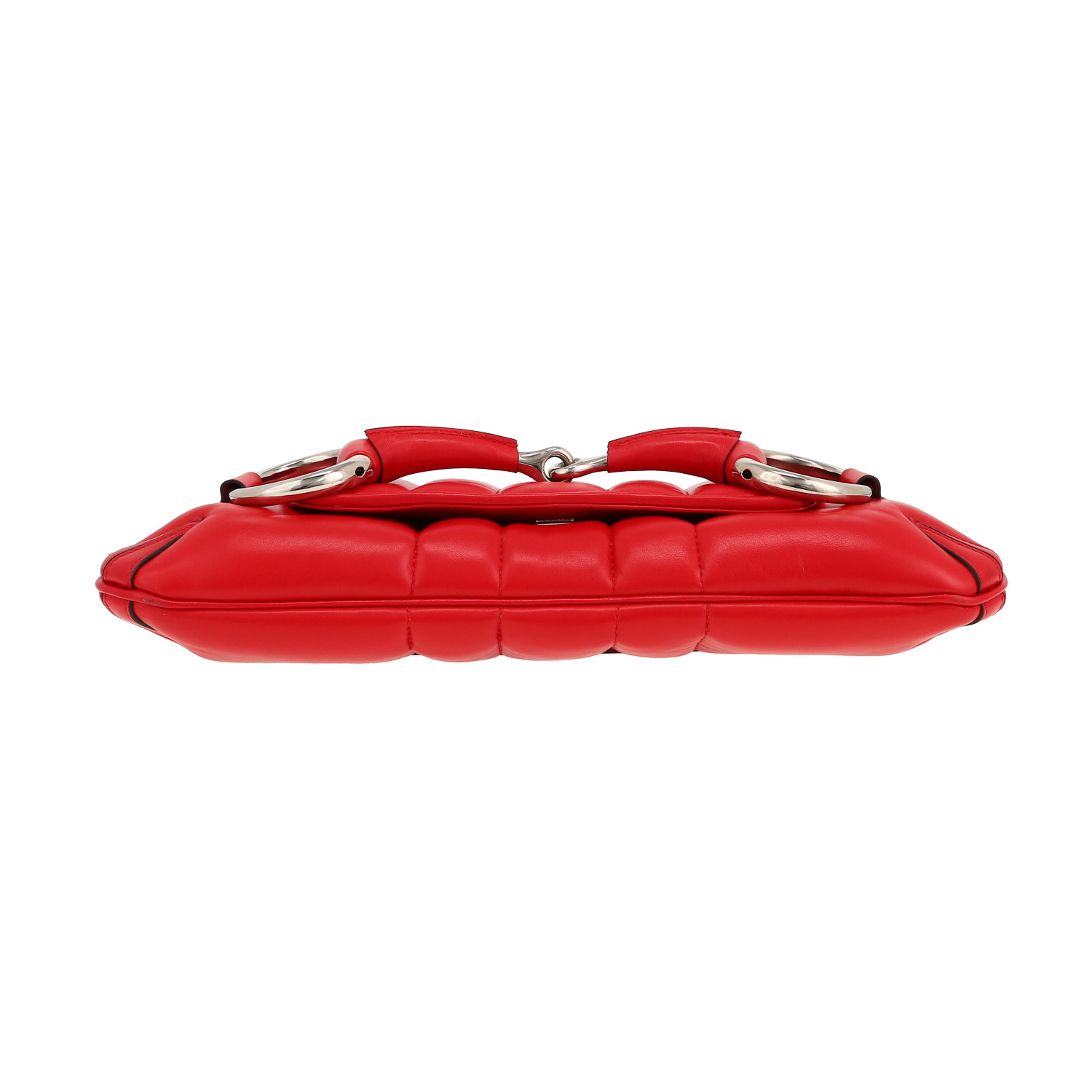 Gucci Mors 1955 handbag in red leather - Detail D1