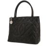 Chanel  Medaillon handbag  in black quilted grained leather - 00pp thumbnail