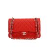 Chanel  Timeless Classic handbag  in red quilted leather - 360 thumbnail