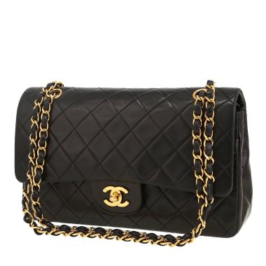Chanel  Timeless Classic handbag  in black quilted leather