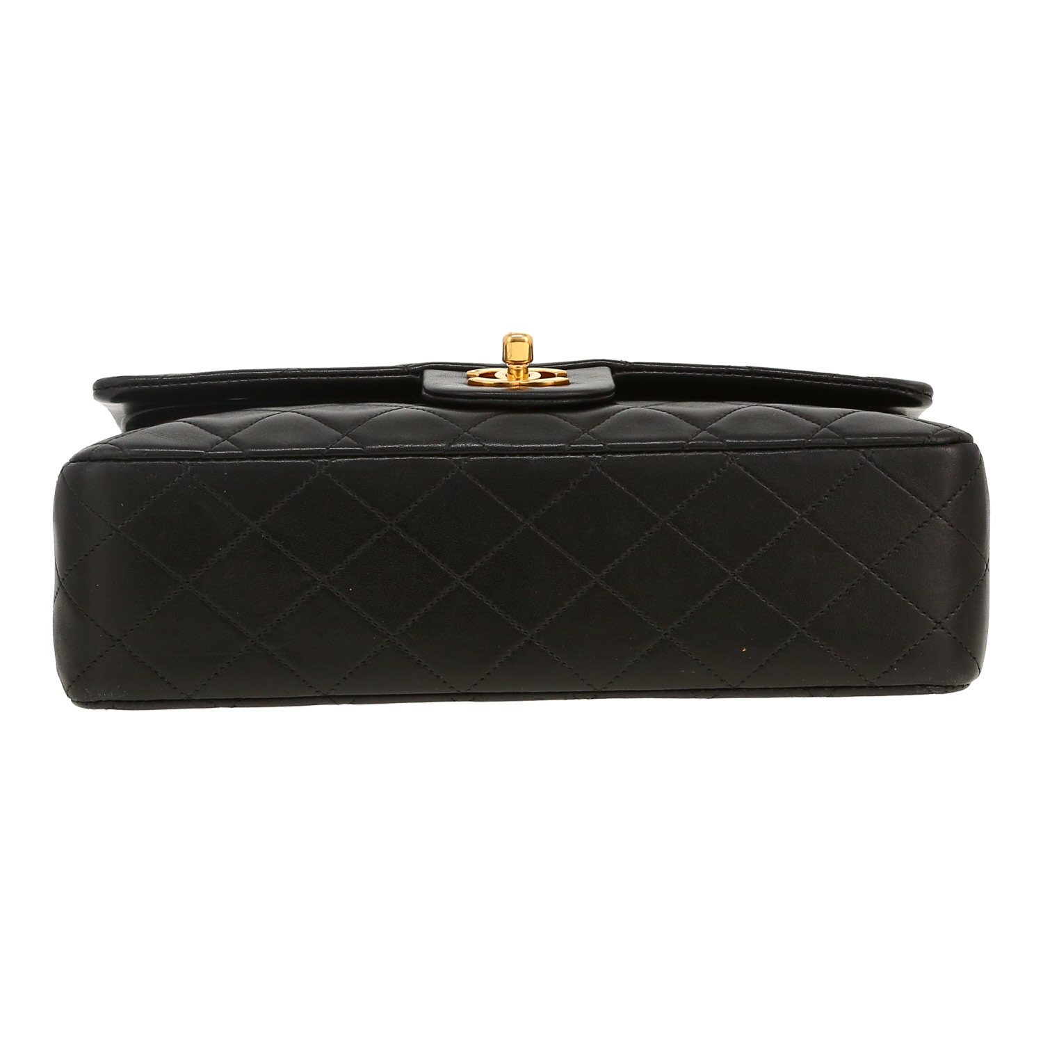 Chanel  Timeless Classic handbag  in black quilted leather - Detail D1
