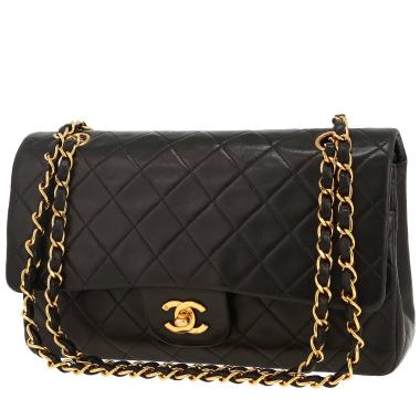 Chanel  Timeless Classic handbag  in black quilted leather