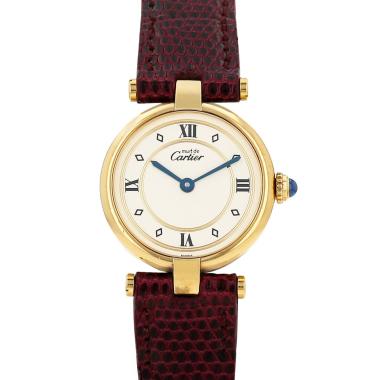 Montre Cartier Must Vendôme en vermeil Ref: Cartier - 590004  Vers 1990