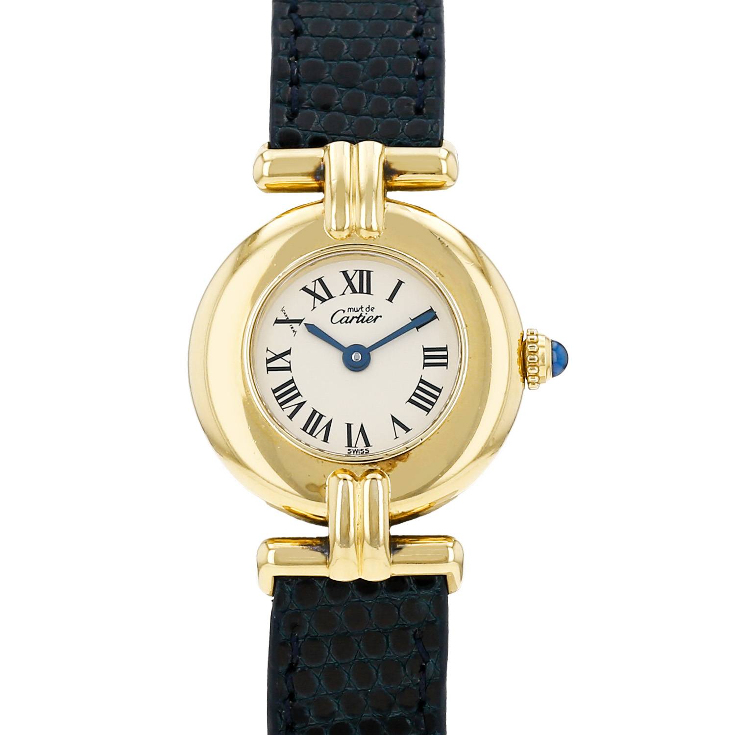 Reloj Cartier Must Colisée de plata dorada Ref: Cartier - 590002  Circa 1990